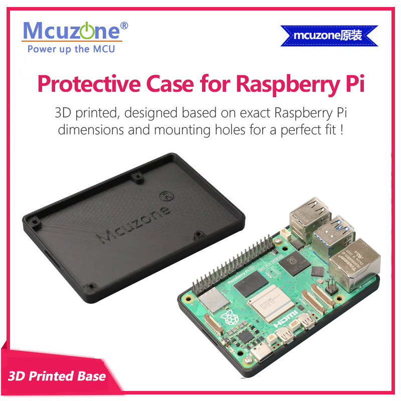 Raspberry Pi 3D Print - Funda protectora para Raspberry Pi, impresa
