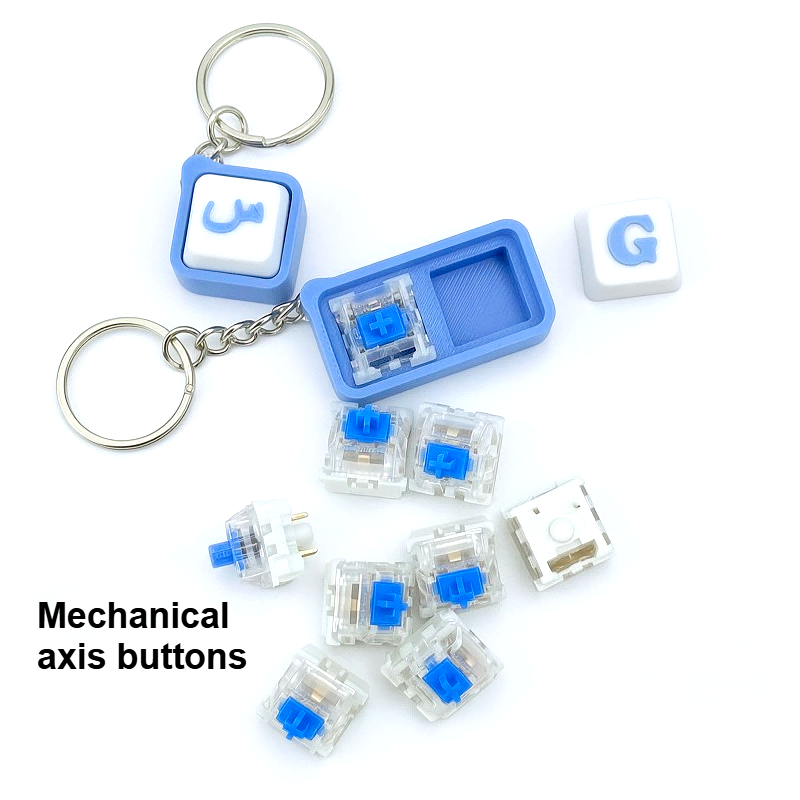 3D Printing Keychain - Nuevo Juguete Antiestrés con Interruptor Mecánico,