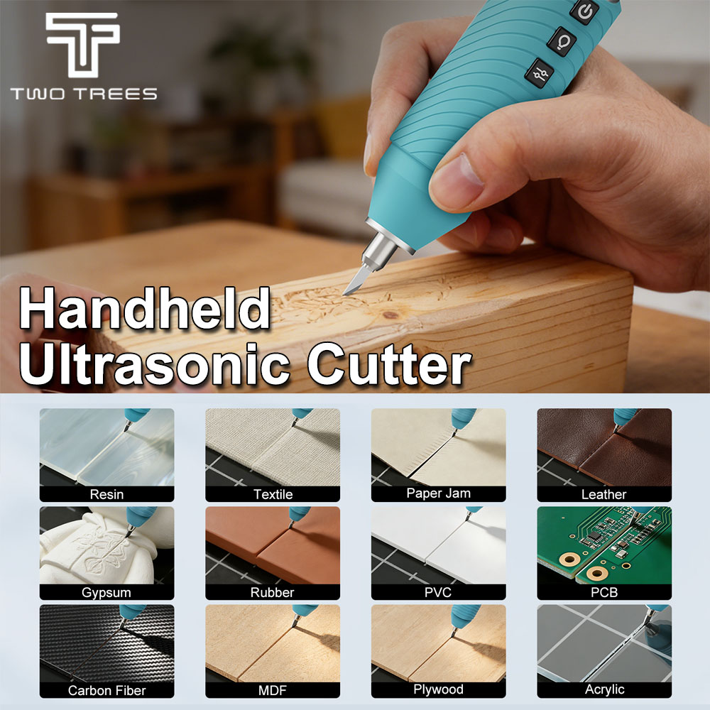 3D Printing Grinder - Cortador Ultrasónico Portátil Twotrees U2, Cuchillo