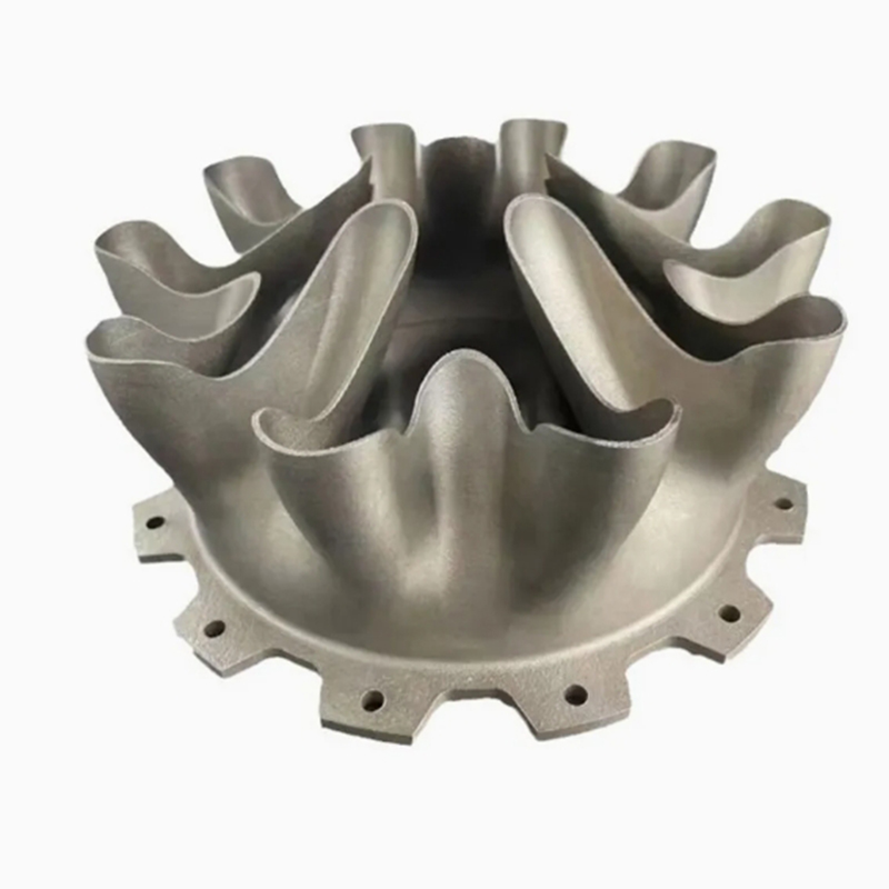 3D Printing File Stl - Impulsor de Turbocompresor de Aleación de