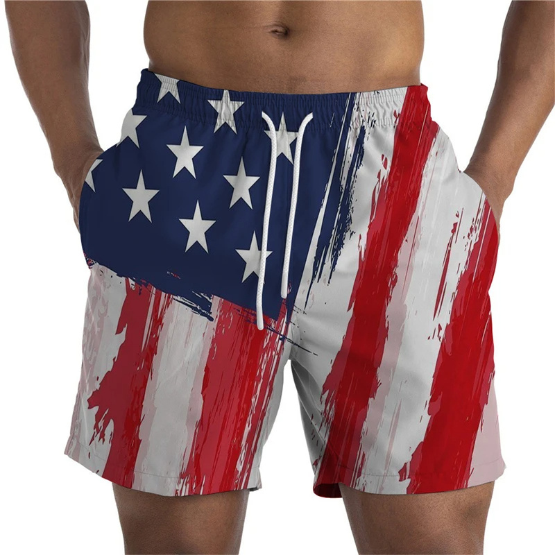 3D Printing Usa - Pantalones cortos con estampado 3D de