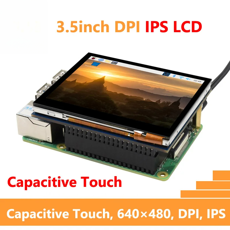 Raspberry Pi 3D Print - Waveshare Pantalla LCD IPS de 3,5