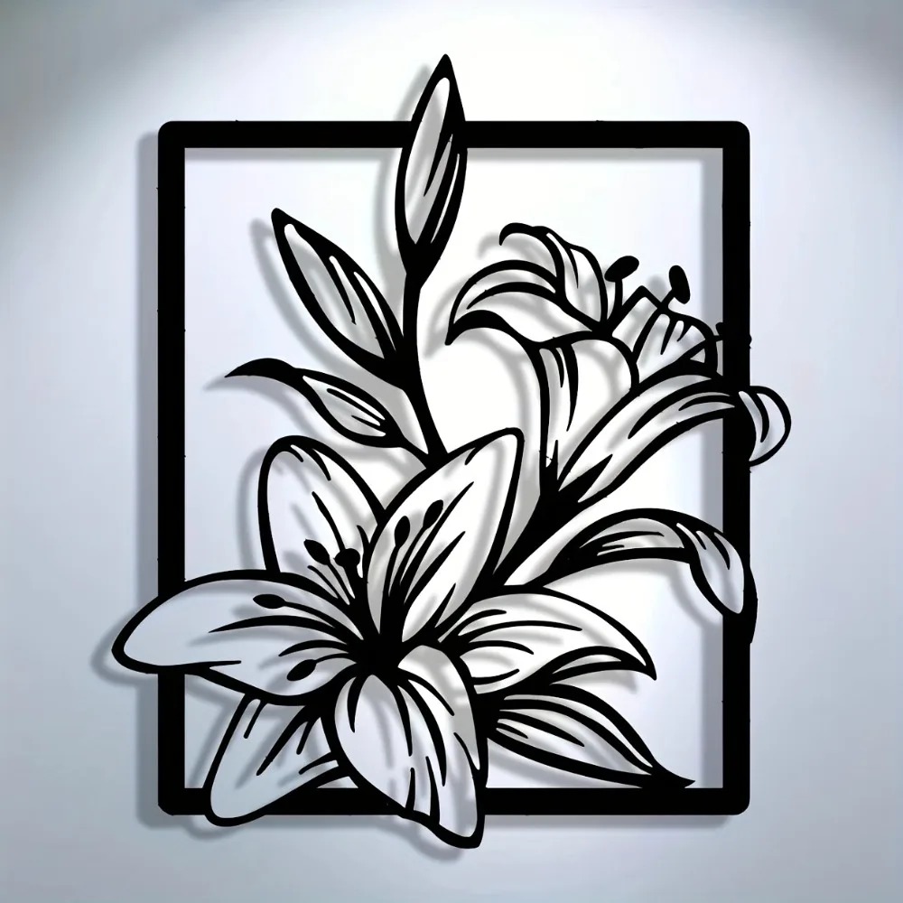 3D Printing Objects - Arte de Pared Metálico 3D con