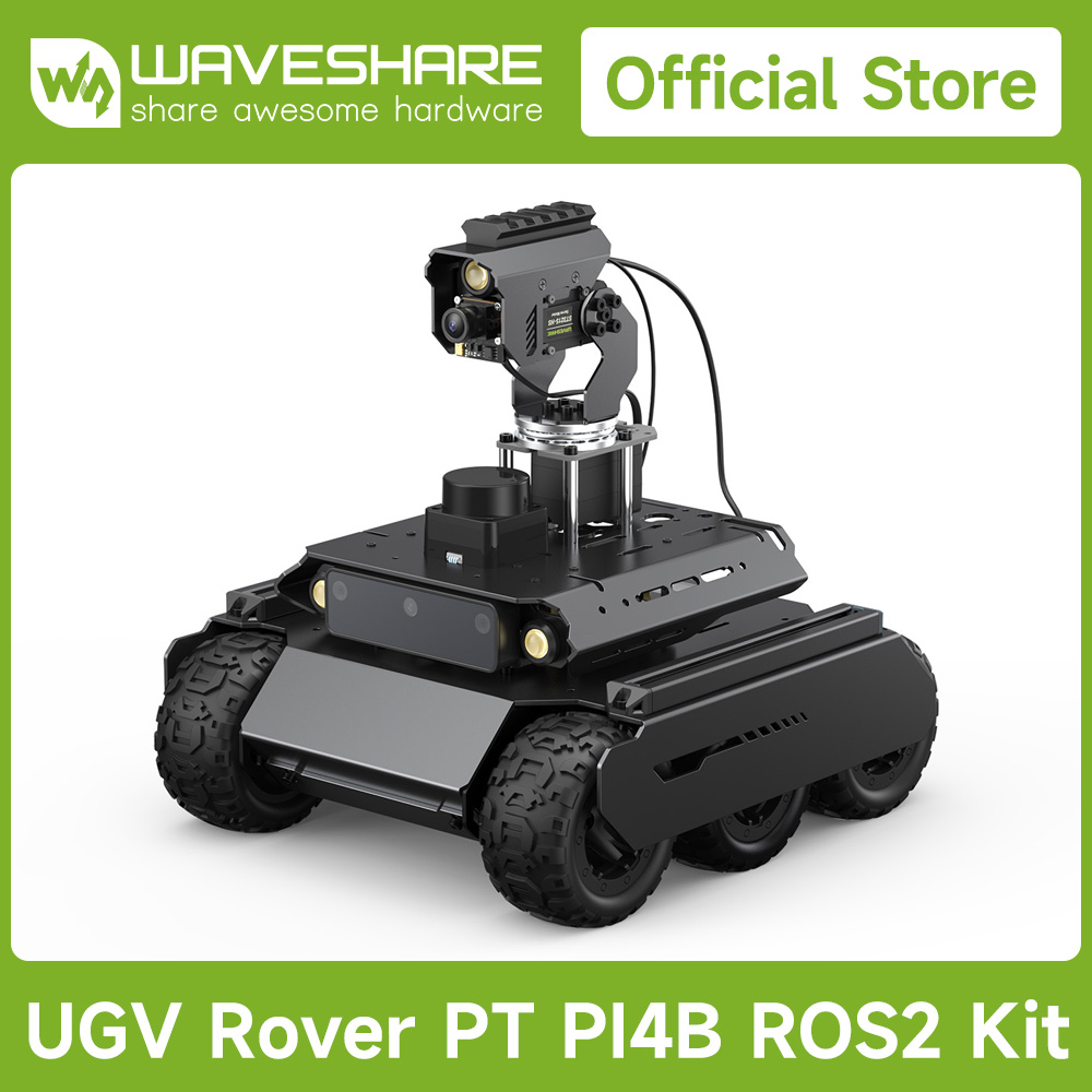 Raspberry Pi 3D Print - Waveshare Rover ROS 2 Robot 4WD