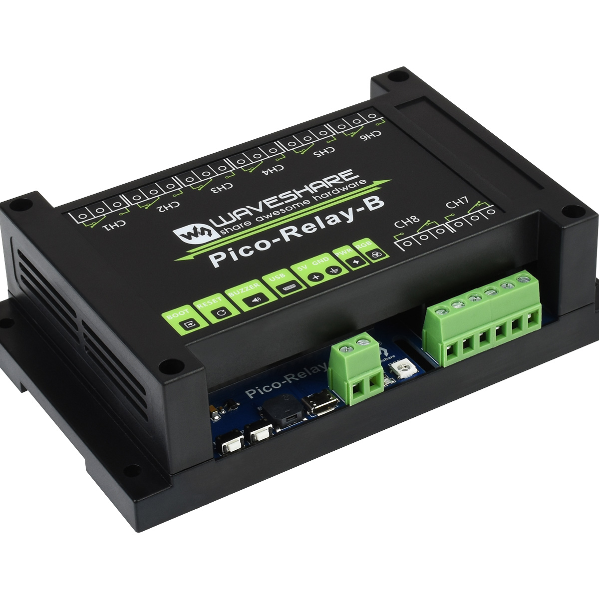 Raspberry Pi 3D Print - Módulo de relé industrial Waveshare de