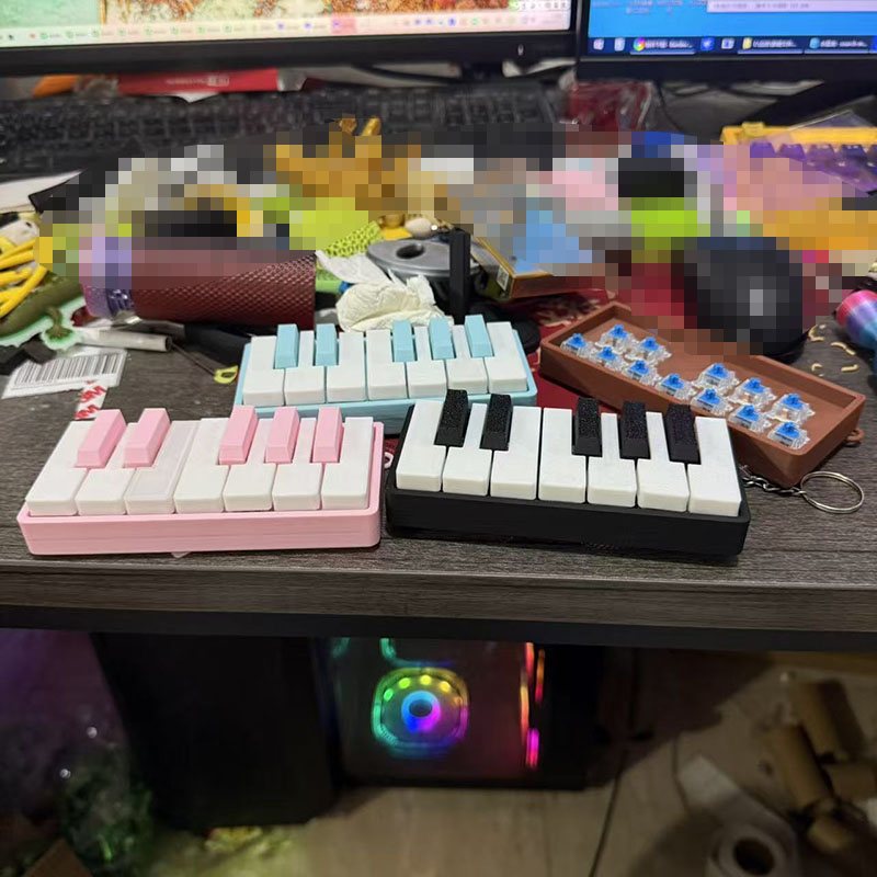 Llavero de piano 3D impreso co - 3D Printing Keychain reseña y precio