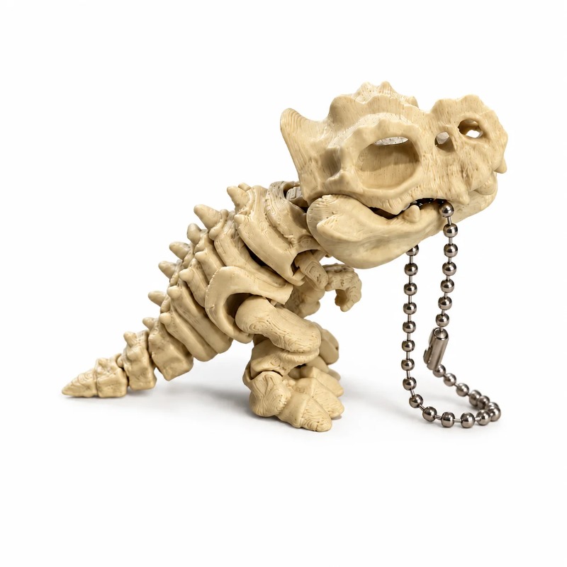 Nuevo modelo de esqueleto de T - 3D Printing Keychain reseña y precio