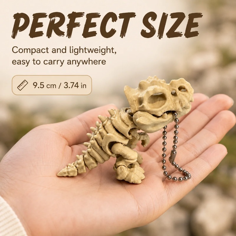 Nuevo modelo de esqueleto de T - 3D Printing Keychain reseña y precio