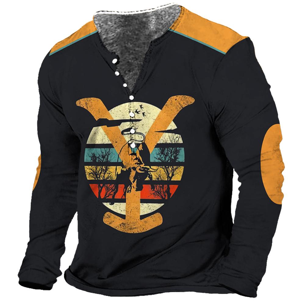 Camiseta Vintage de manga larg - 3D Printing Usa reseña y precio