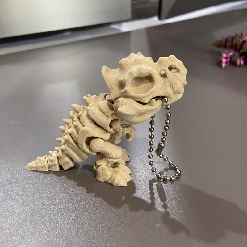 Modelo de esqueleto de Tiranos - 3D Printing Keychain reseña y precio