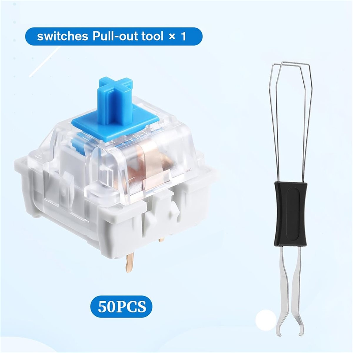 50 Clickers Azules para Teclad - 3D Print Removal Tool reseña y precio