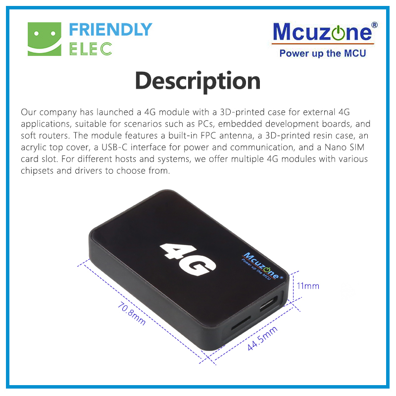 Módulo NanoPi Zero2_4G sin con - Raspberry Pi 3D Print reseña y precio